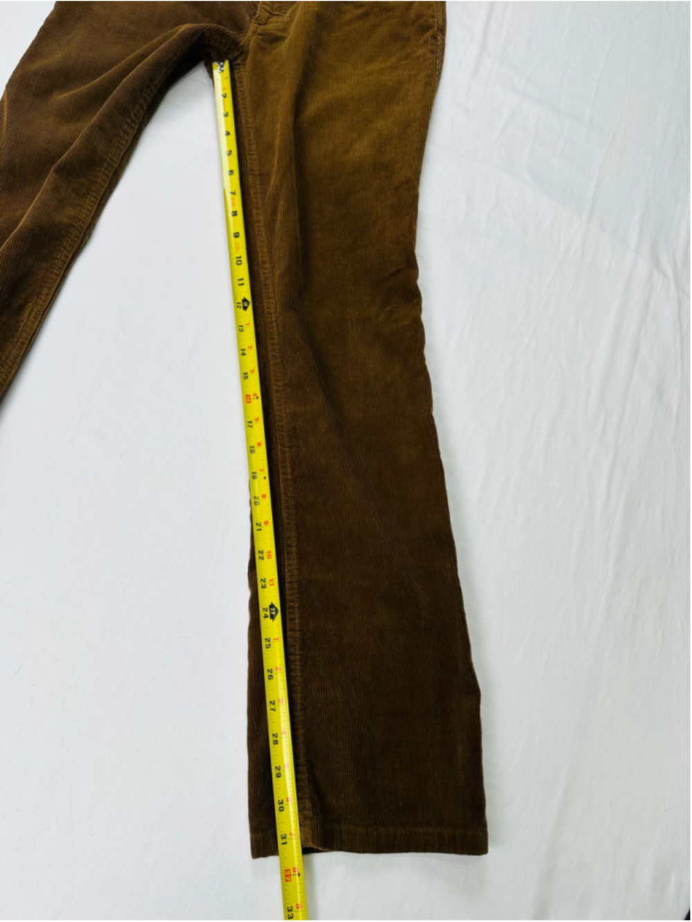 VTG Ralph Lauren Women’s Size 8 Chocolate Brown Corduroy Bootcut Pants Hong Kong - Picture 4 of 12